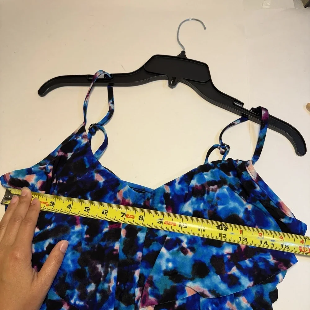 MagicSuit Peace Out Rita Adjustable Strap Swim Tankini 12 Beach Vacation